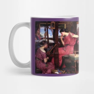 Penelope and her Suitors - John WIlliam Waterhouse Mug